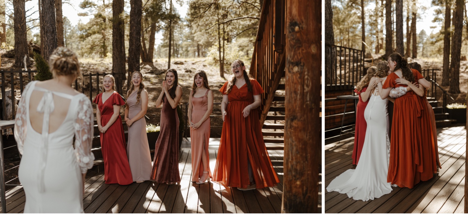 Flagstaff Arizona Wedding in the Woods