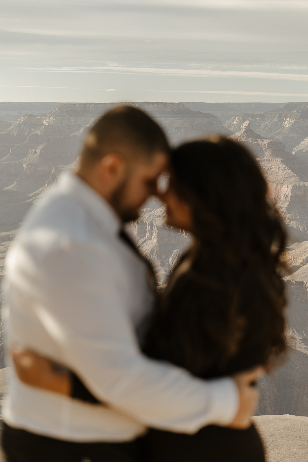 blurred Grand Canyon Engagement Photos