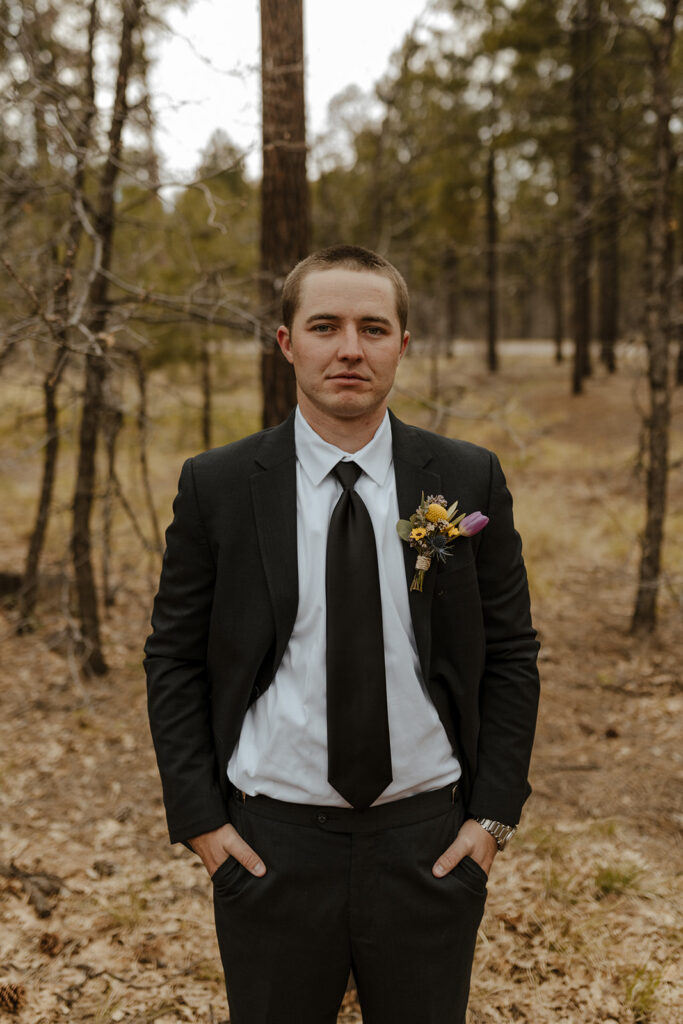 groom portrait