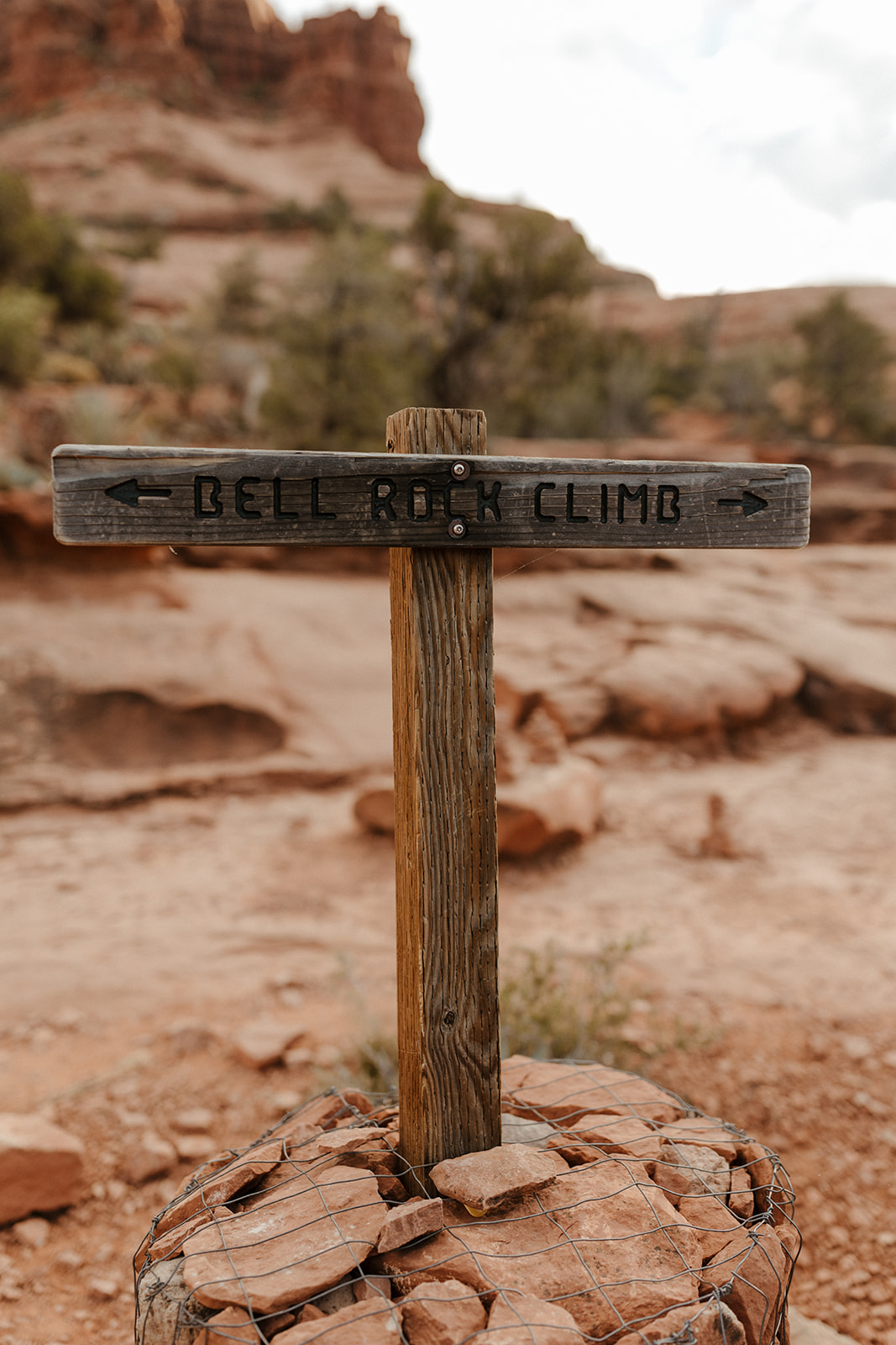 sign for bell rock hike