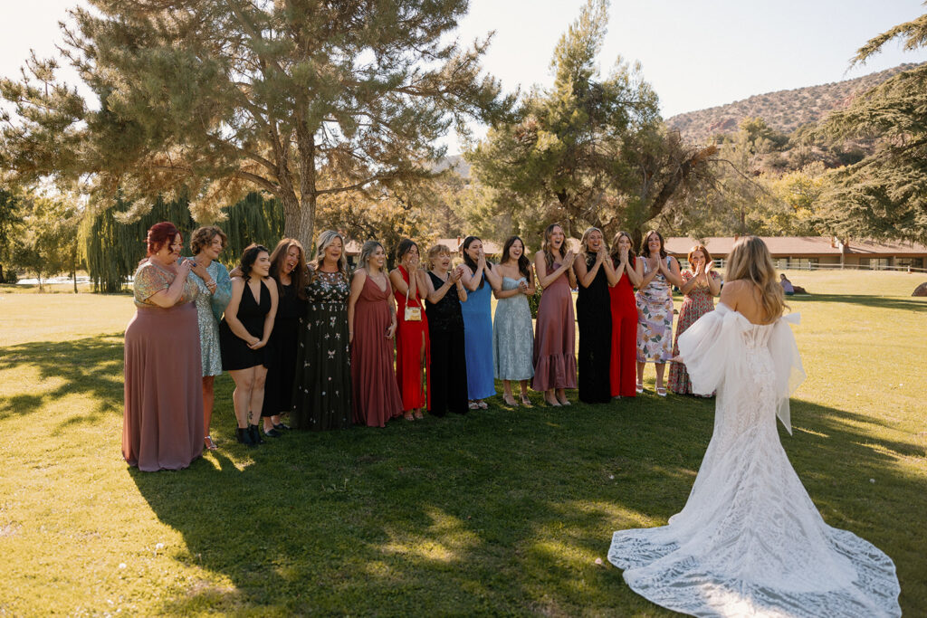 Bride celebrates with her girls before her stunning Poco Diablo Resort wedding