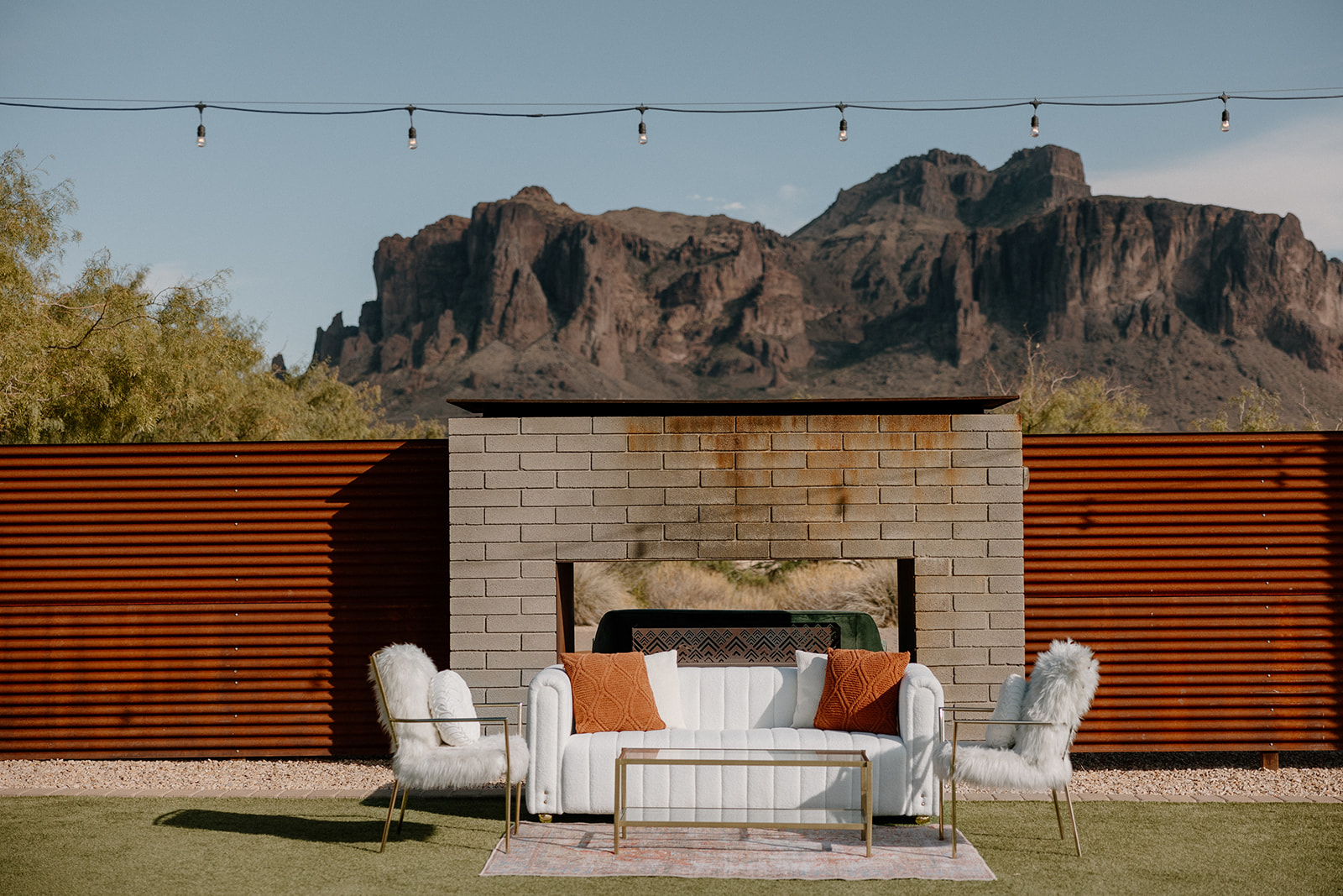 The Paseo venue at Apache Junction sits with a stunning view of the Arizona nature