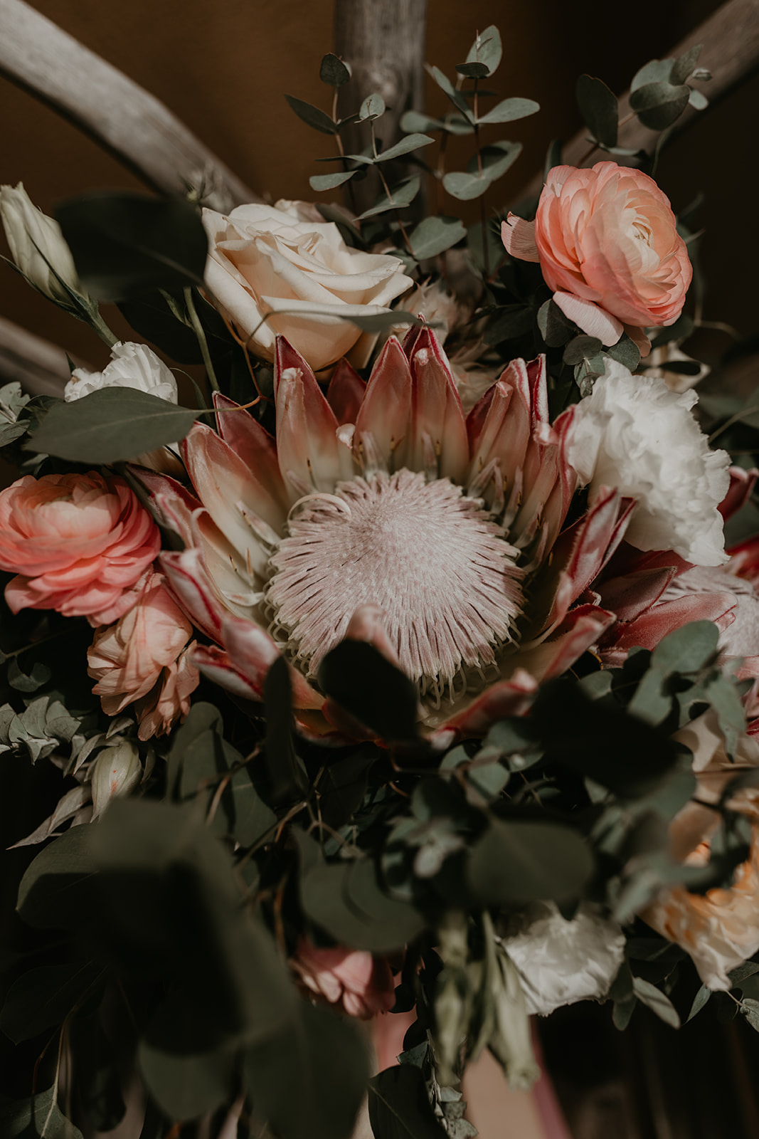 colorful florals of a Betty Ford Alpine Gardens Wedding