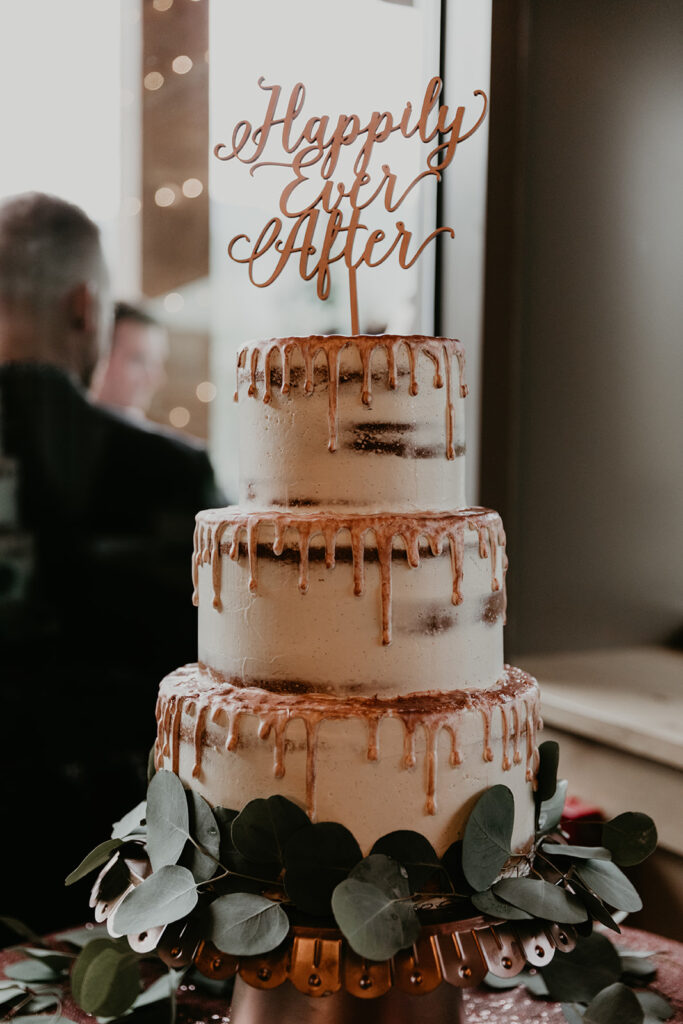 Happily Ever After Wedding Cake topper 