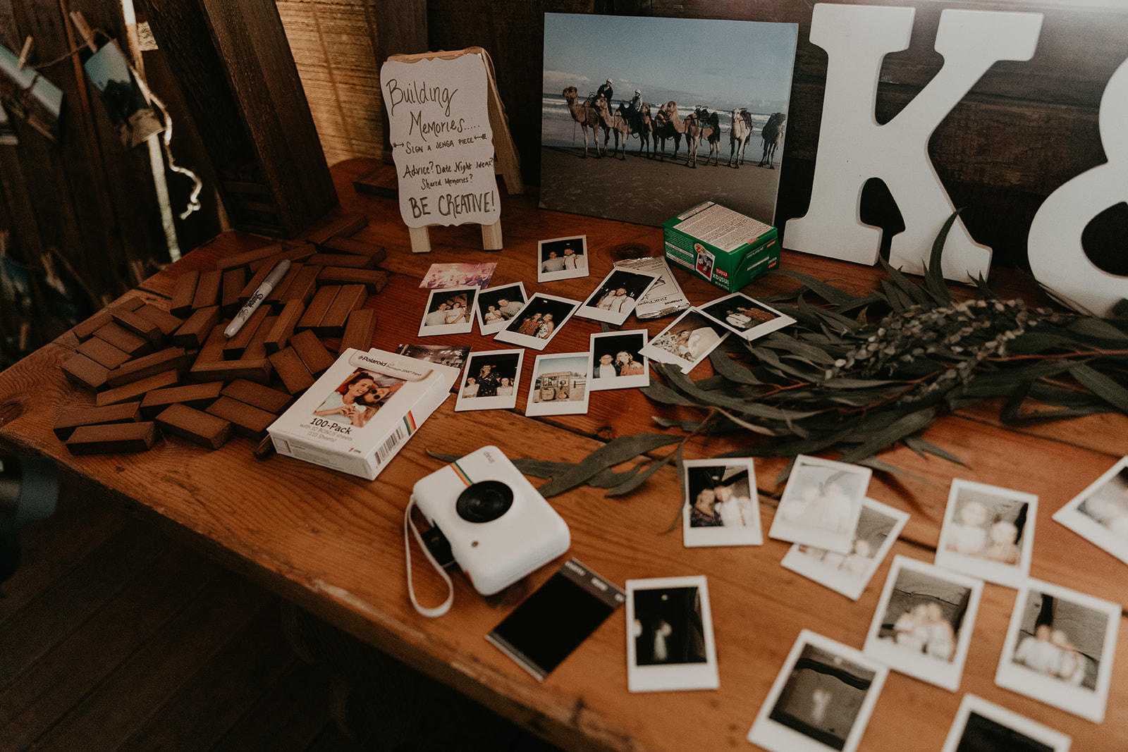 unique Mormon Lake Lodge wedding reception details