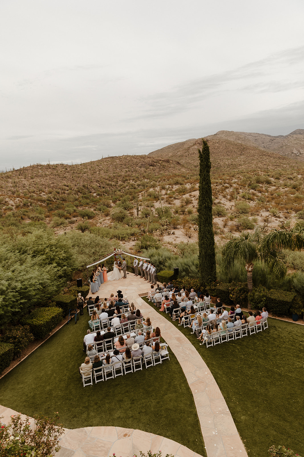 beautiful Arizona wedding ceremony photo