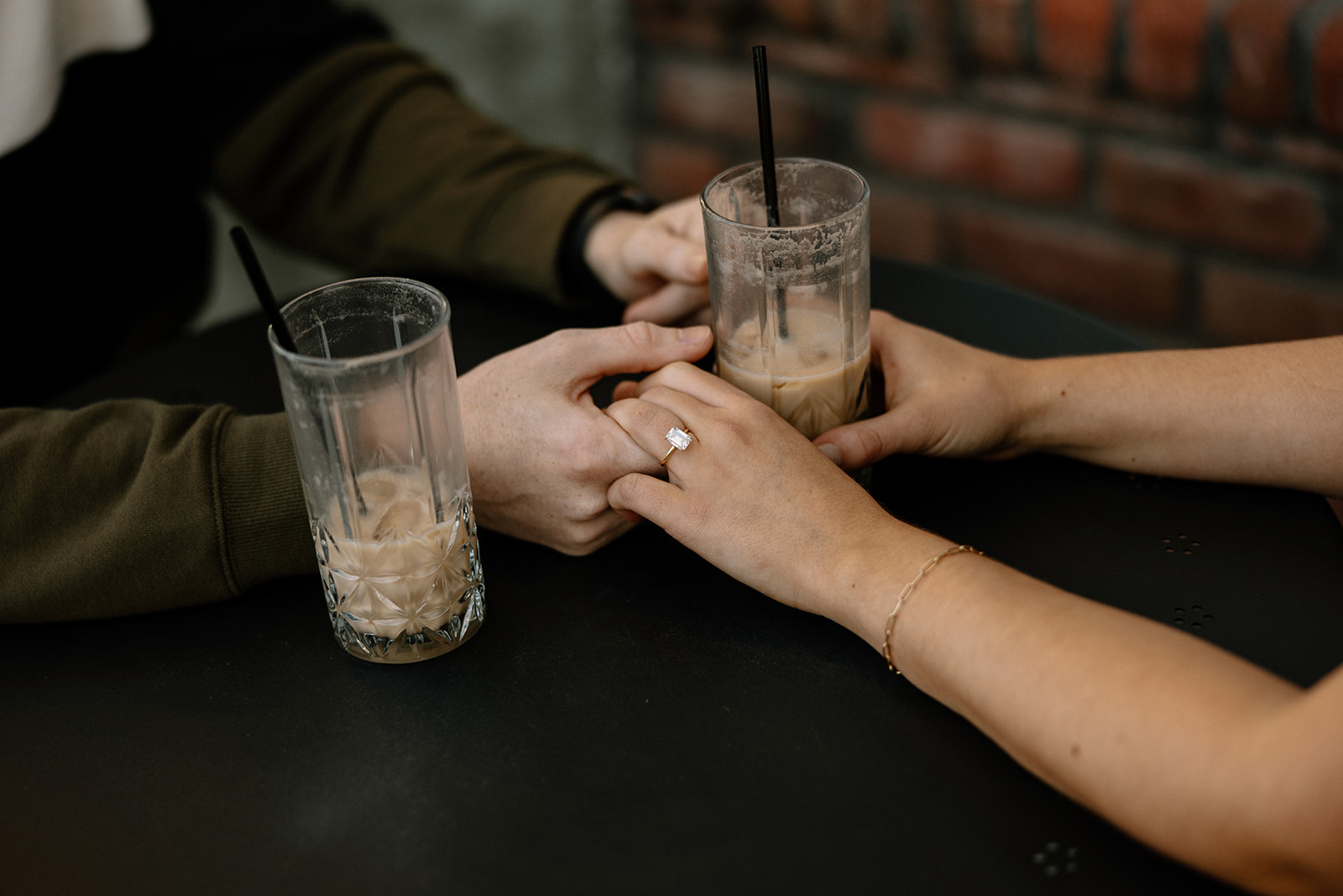 stunning downtown Prescott, Arizona engagement session