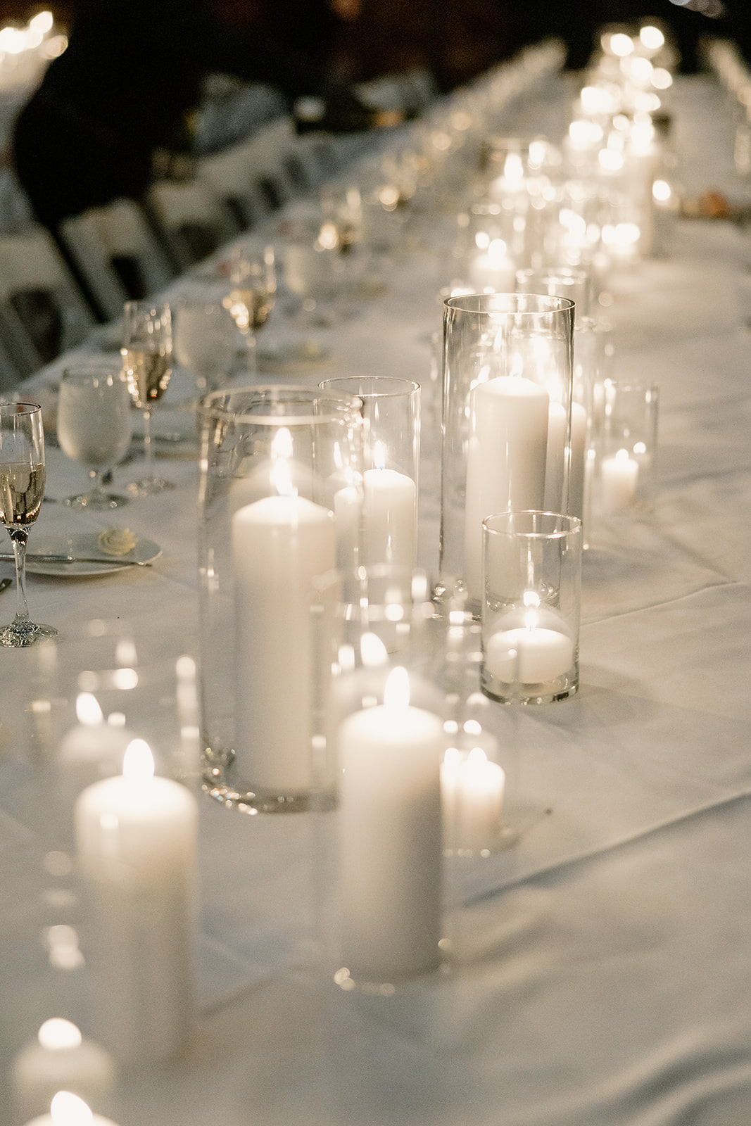 beautiful wedding reception decor from a stunning Arizona wedding