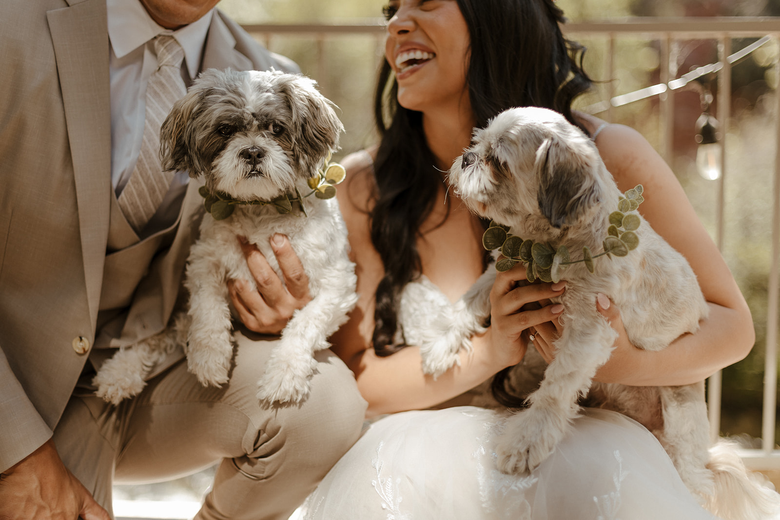 beautiful bride and groom pose together during their tlaquepaque wedding day