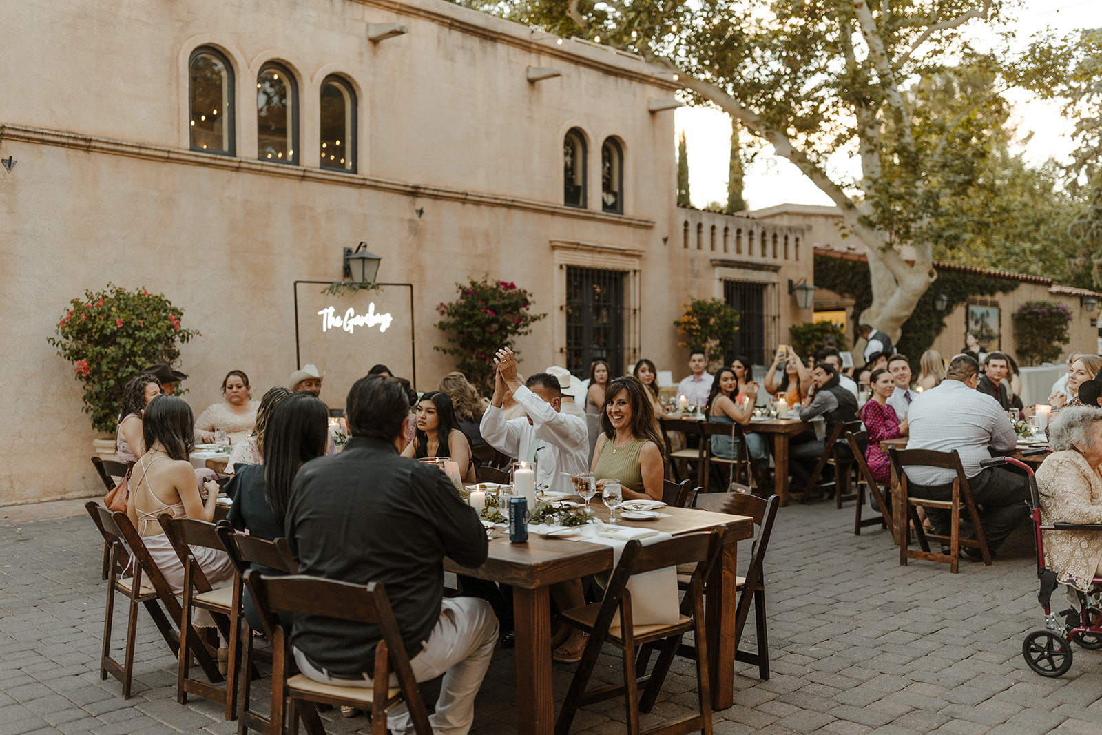 stunning night reception in Arizona