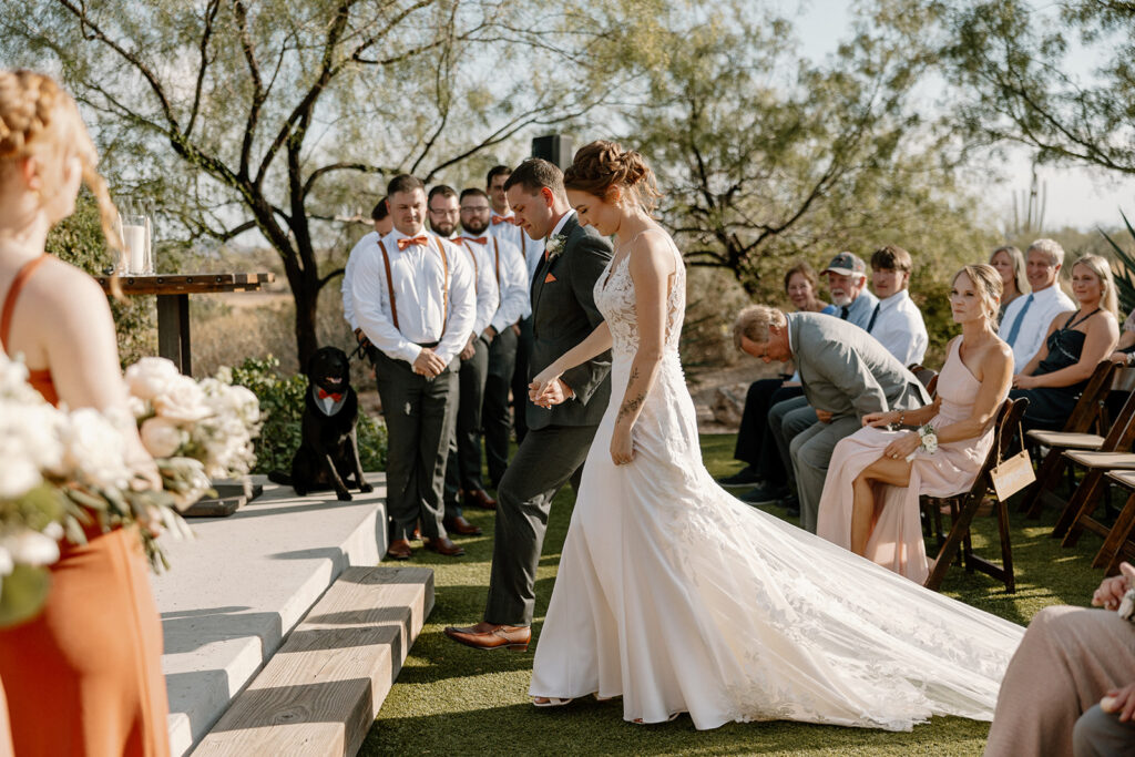 documentary style intro to an Arizona wedding ceremony