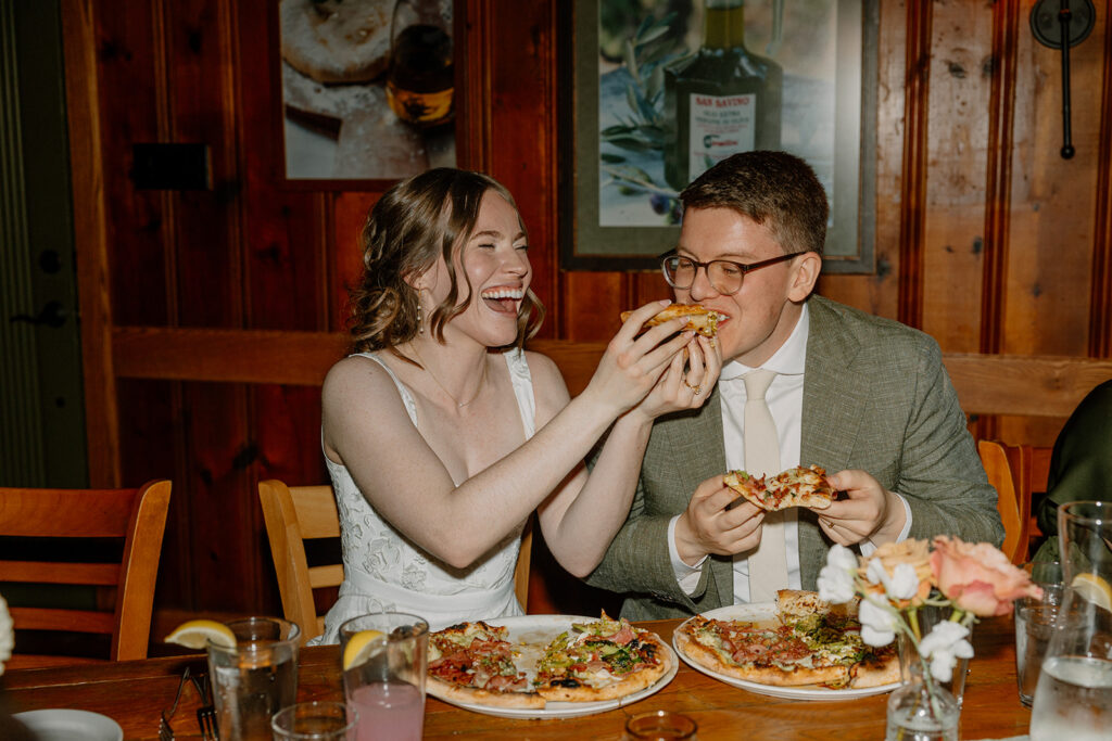 documentary style wedding reception photos from a beautiful Fall Flagstaff wedding in Arizona