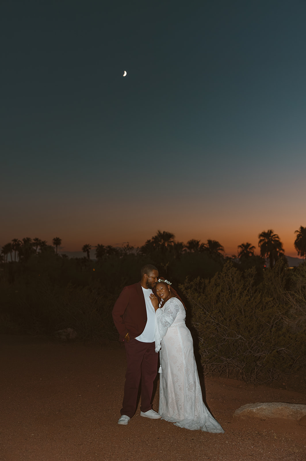 stunning couple share intimate moments together during sunset
