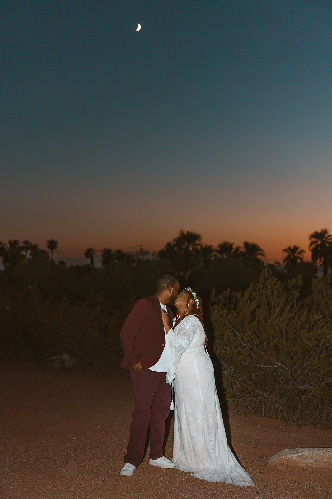 stunning couple share intimate moments together during sunset